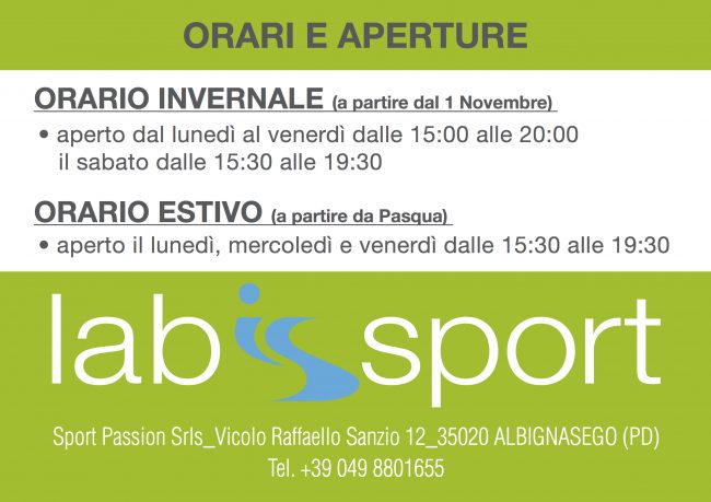 Orari e aperture