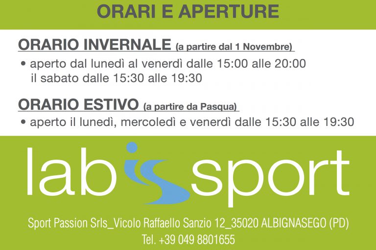 Orari e aperture